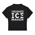 "Crushed Ice Maker" Essential Mock Neck T - Slim Fit
