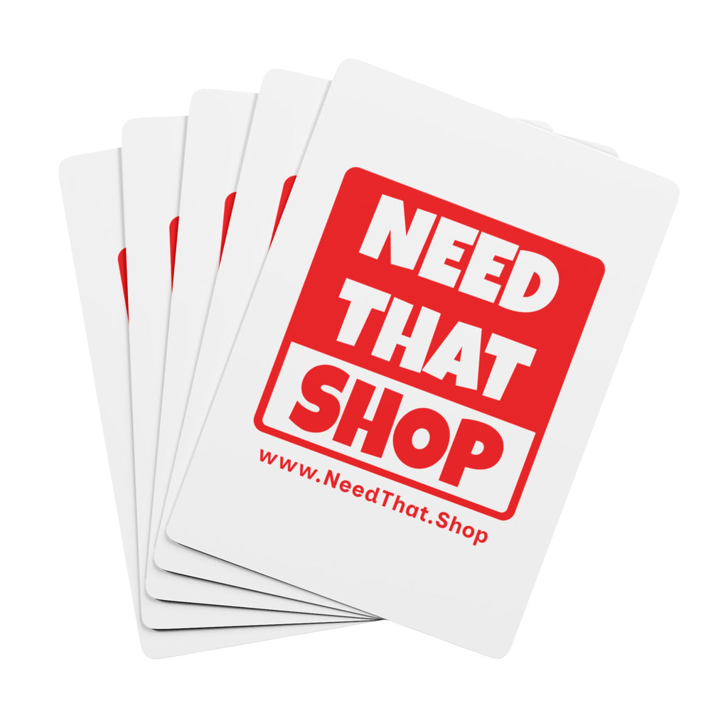"Need That Shop" Playing Cards