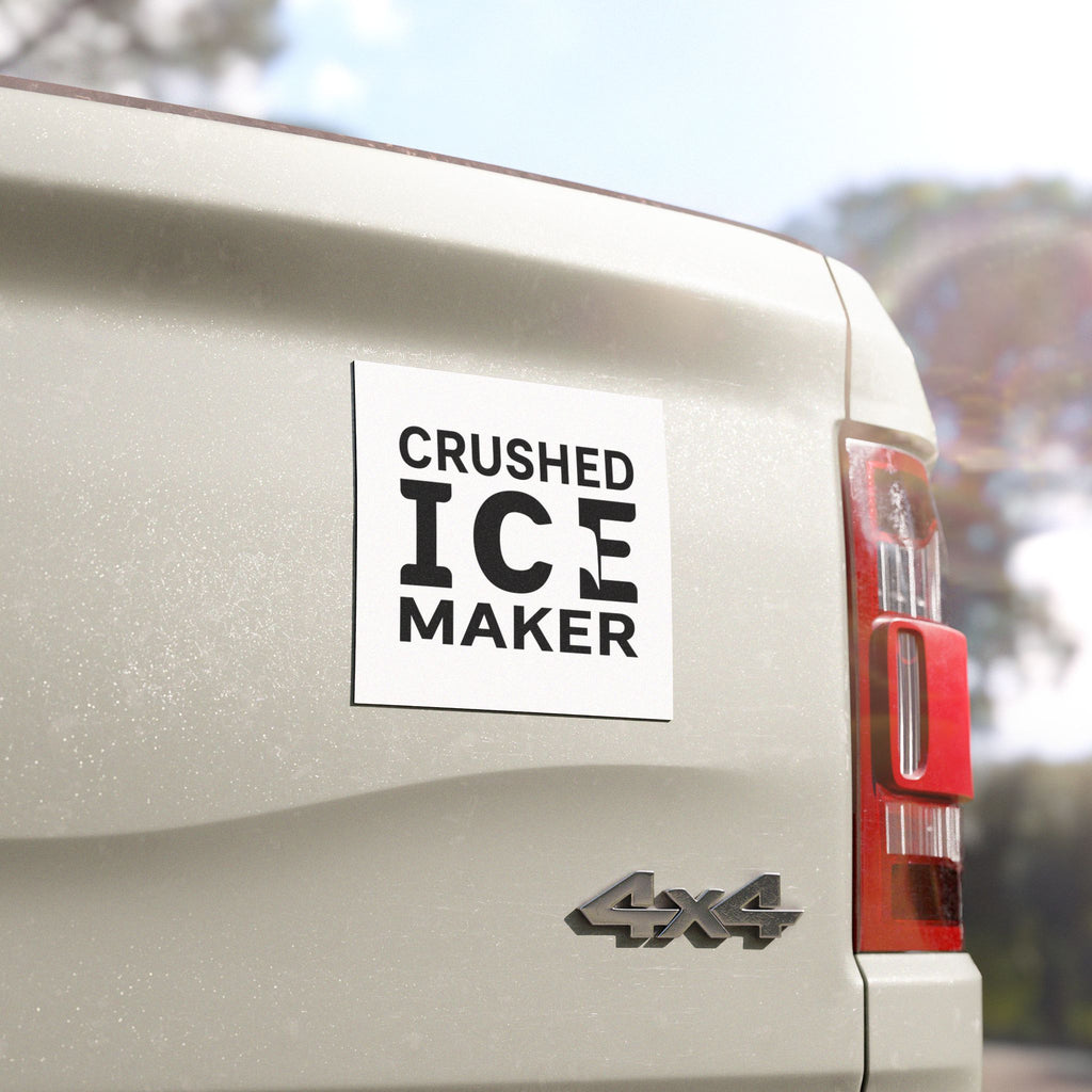 "Crushed Ice Maker" Car Magnet