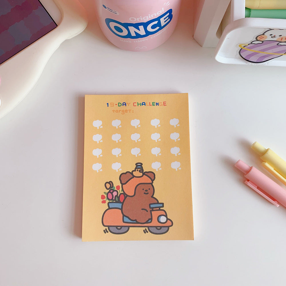 Kawaii Bear Note Pad