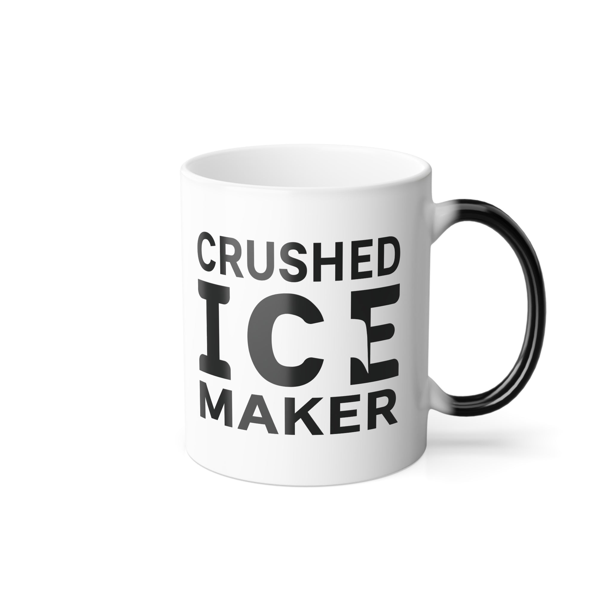 "Crushed Ice Maker" Heat-Reactive Color Morphing Mug, 11oz