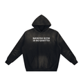 "Raising Kids Is So Ghetto" Sunfade Fleeced Hoodie