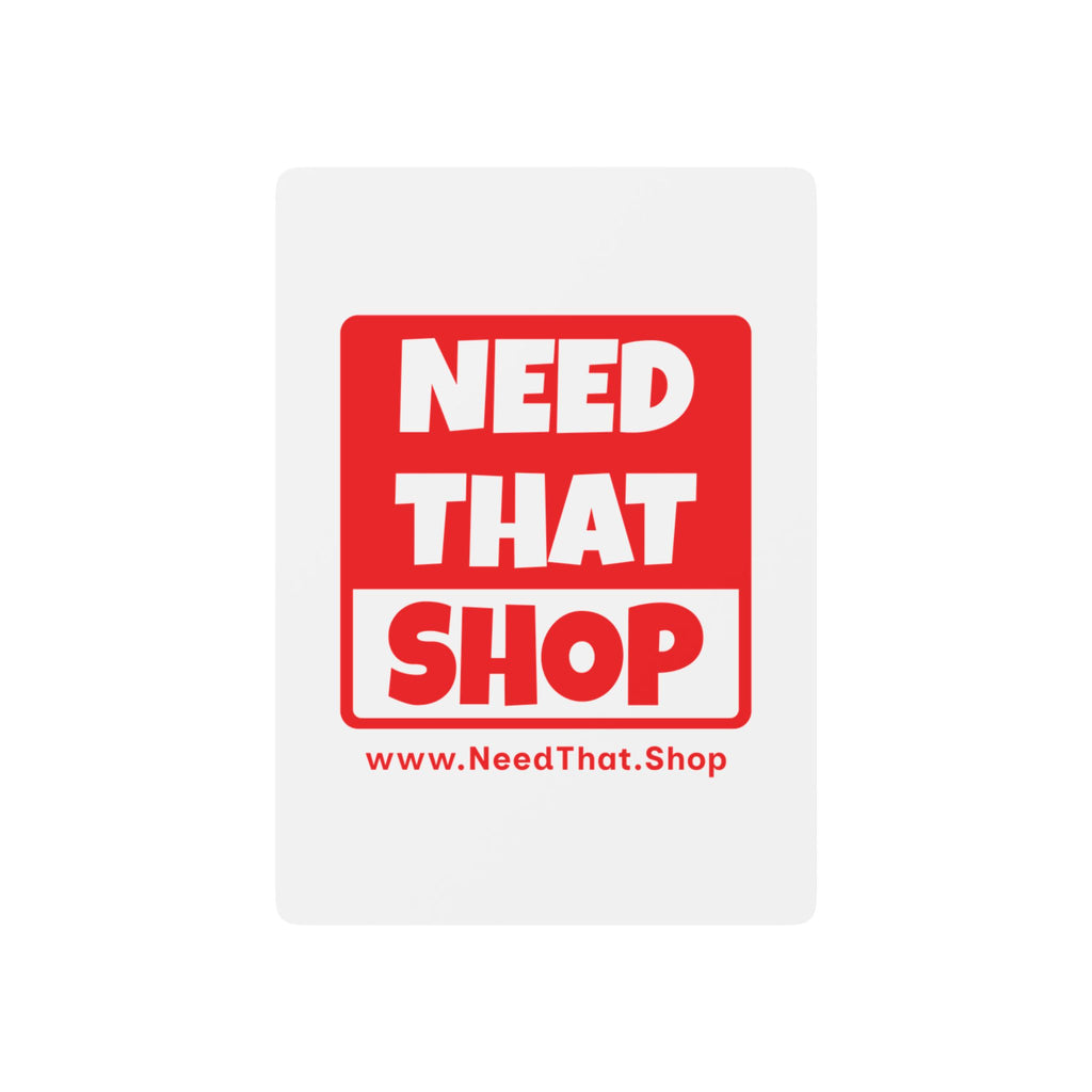 "Need That Shop" Playing Cards