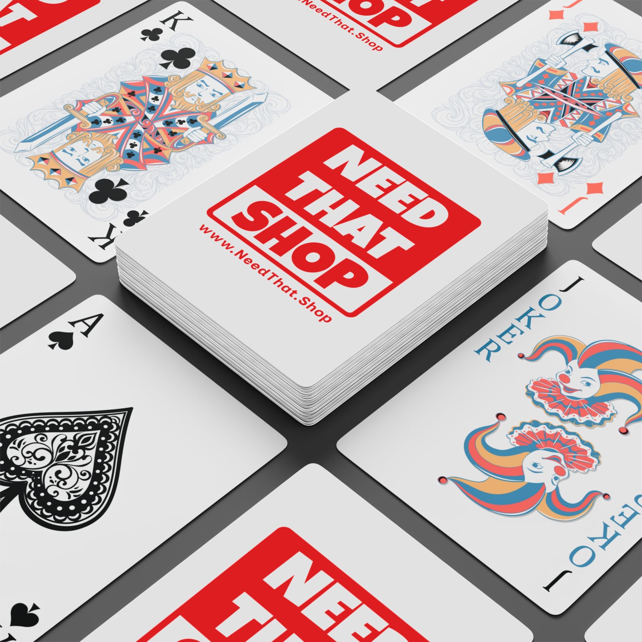 "Need That Shop" Playing Cards