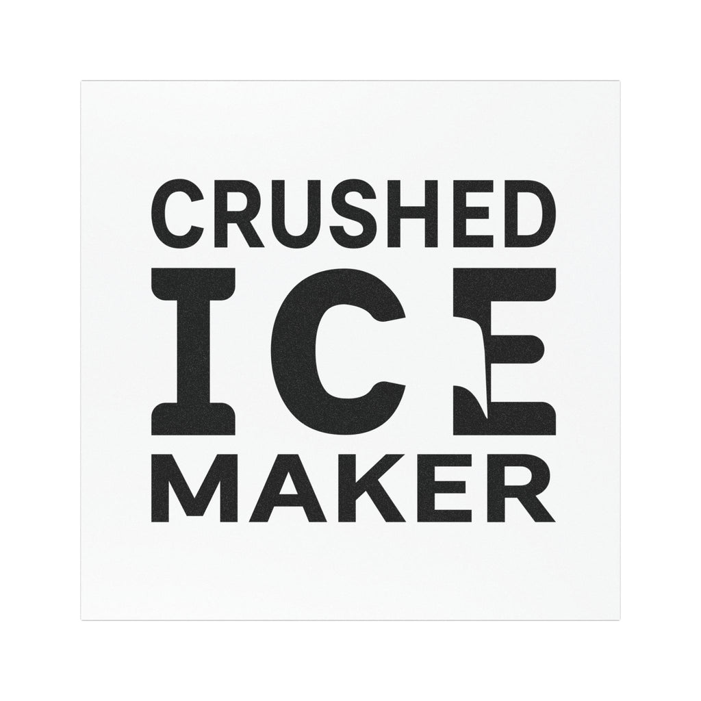 "Crushed Ice Maker" Car Magnet
