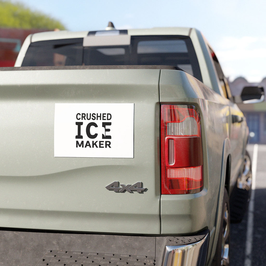 "Crushed Ice Maker" Car Magnet