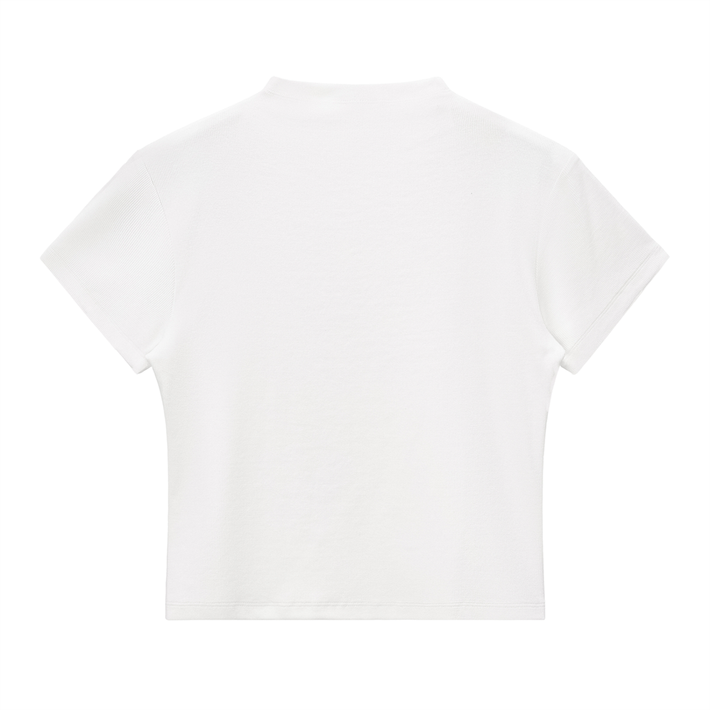 "Crushed Ice Maker" Essential Mock Neck T - Slim Fit