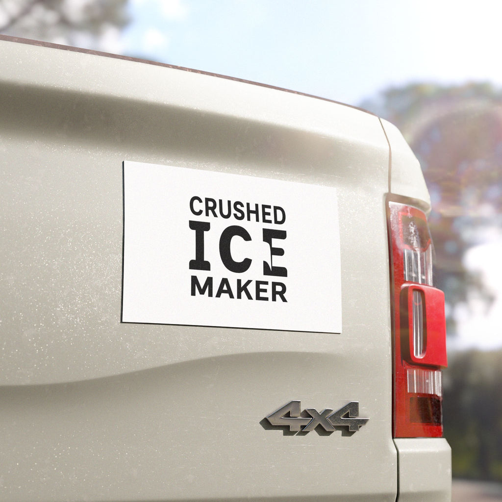 "Crushed Ice Maker" Car Magnet