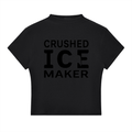 "Crushed Ice Maker" Essential Mock Neck T - Slim Fit