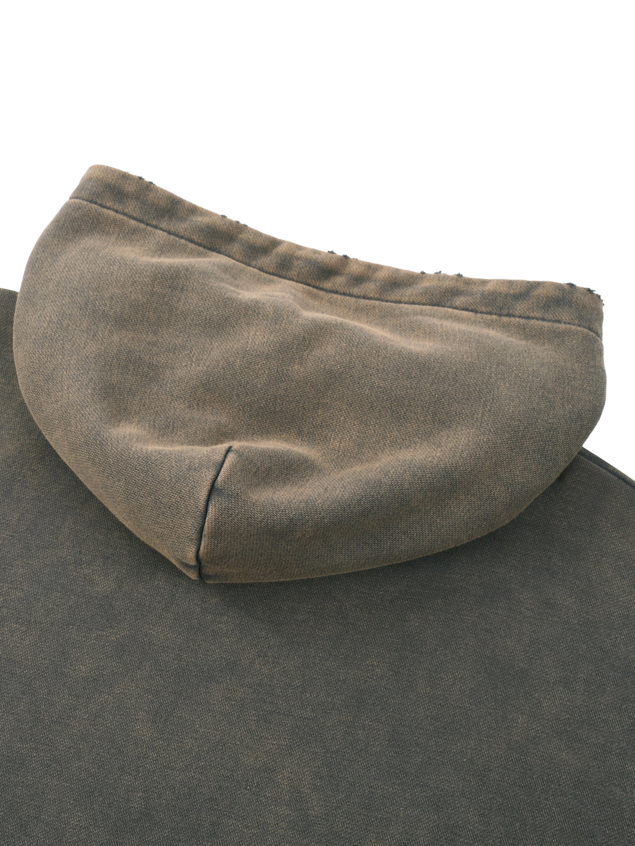 "Motherhood Is So Ghetto" Vintage Washed Frayed-Hem Hoodie