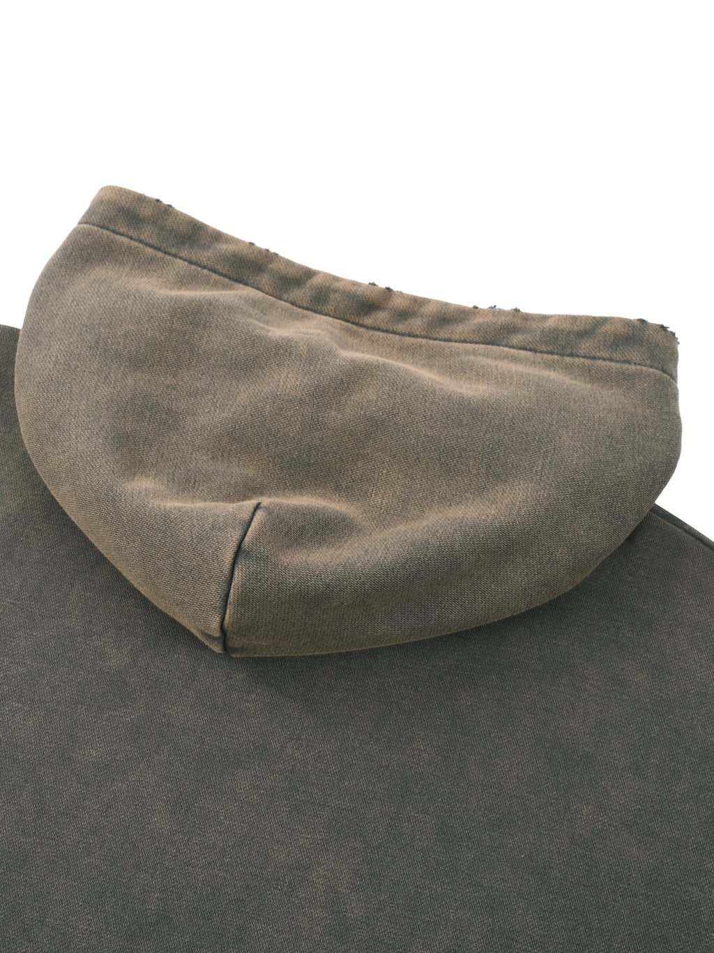 "Fatherhood Is So Ghetto" Vintage Washed Frayed-Hem Hoodie