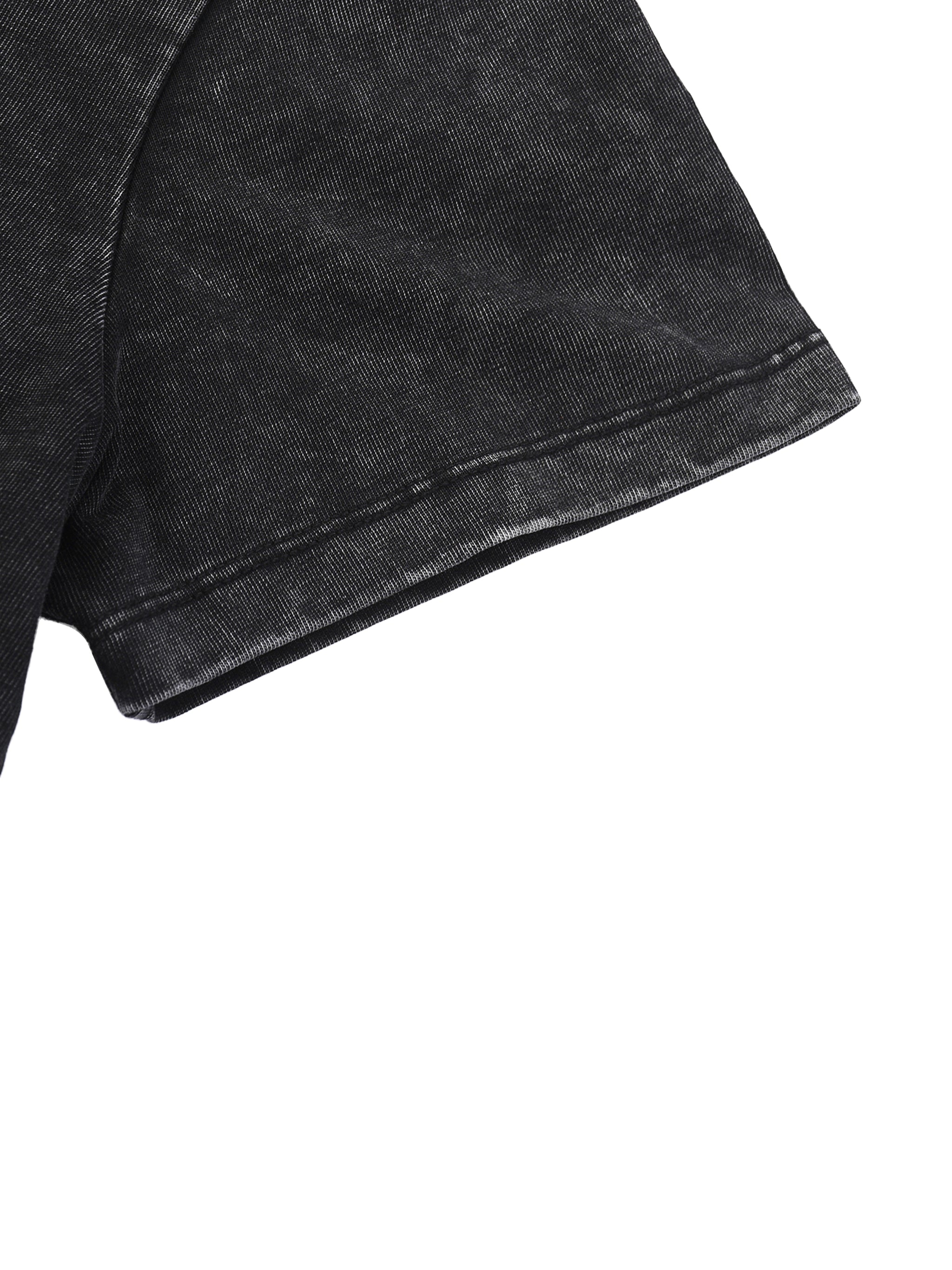 "Crushed Ice Maker" Vintage Wash Drop Shoulder T