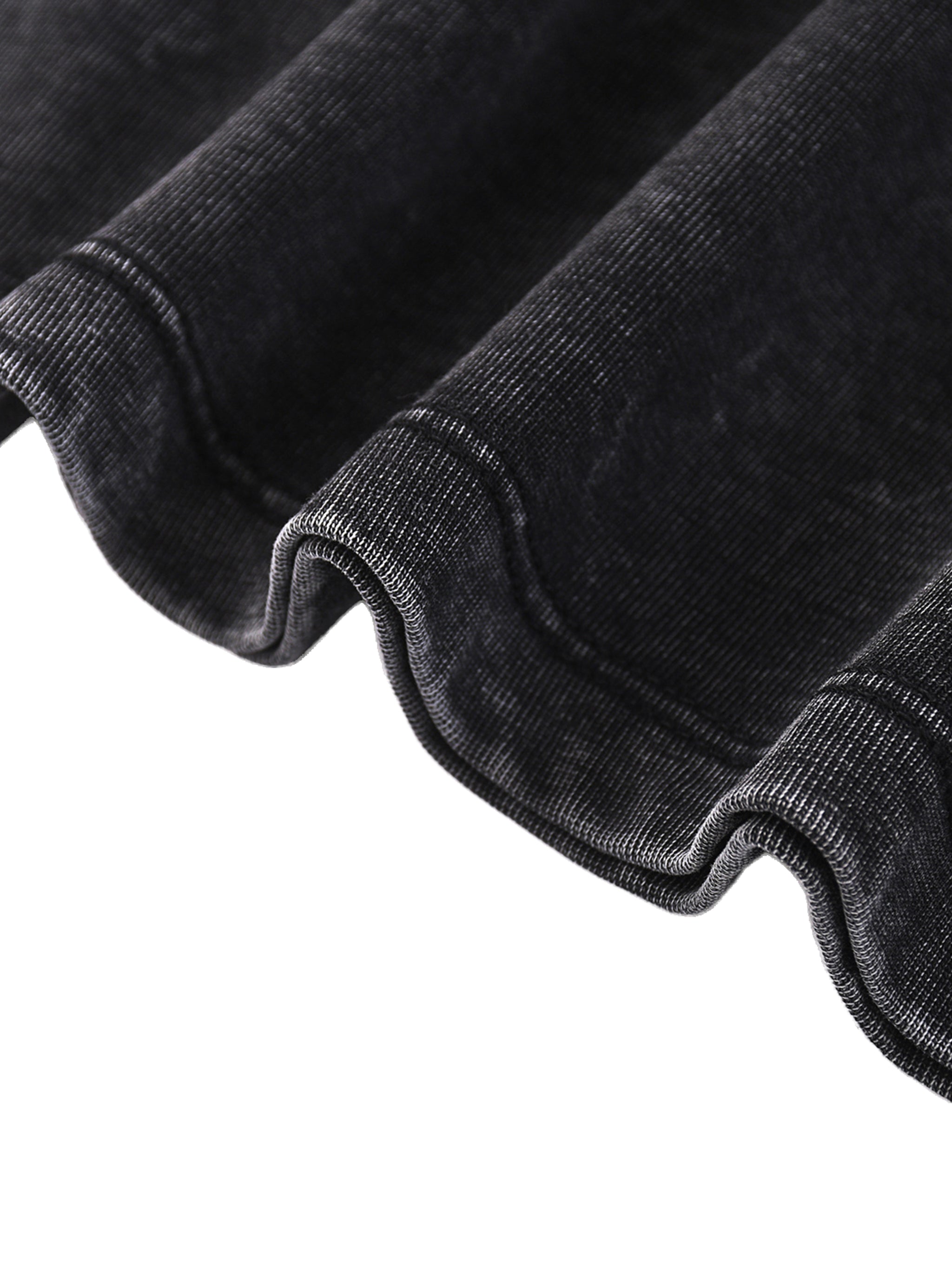 "Crushed Ice Maker" Vintage Wash Drop Shoulder T