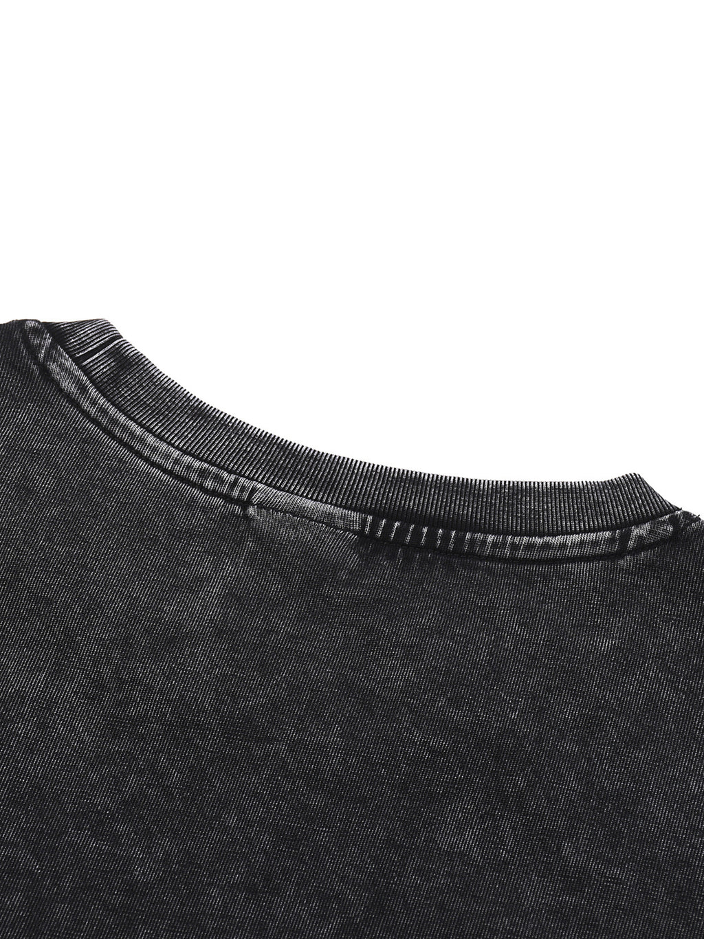 "Crushed Ice Maker" Vintage Wash Drop Shoulder T