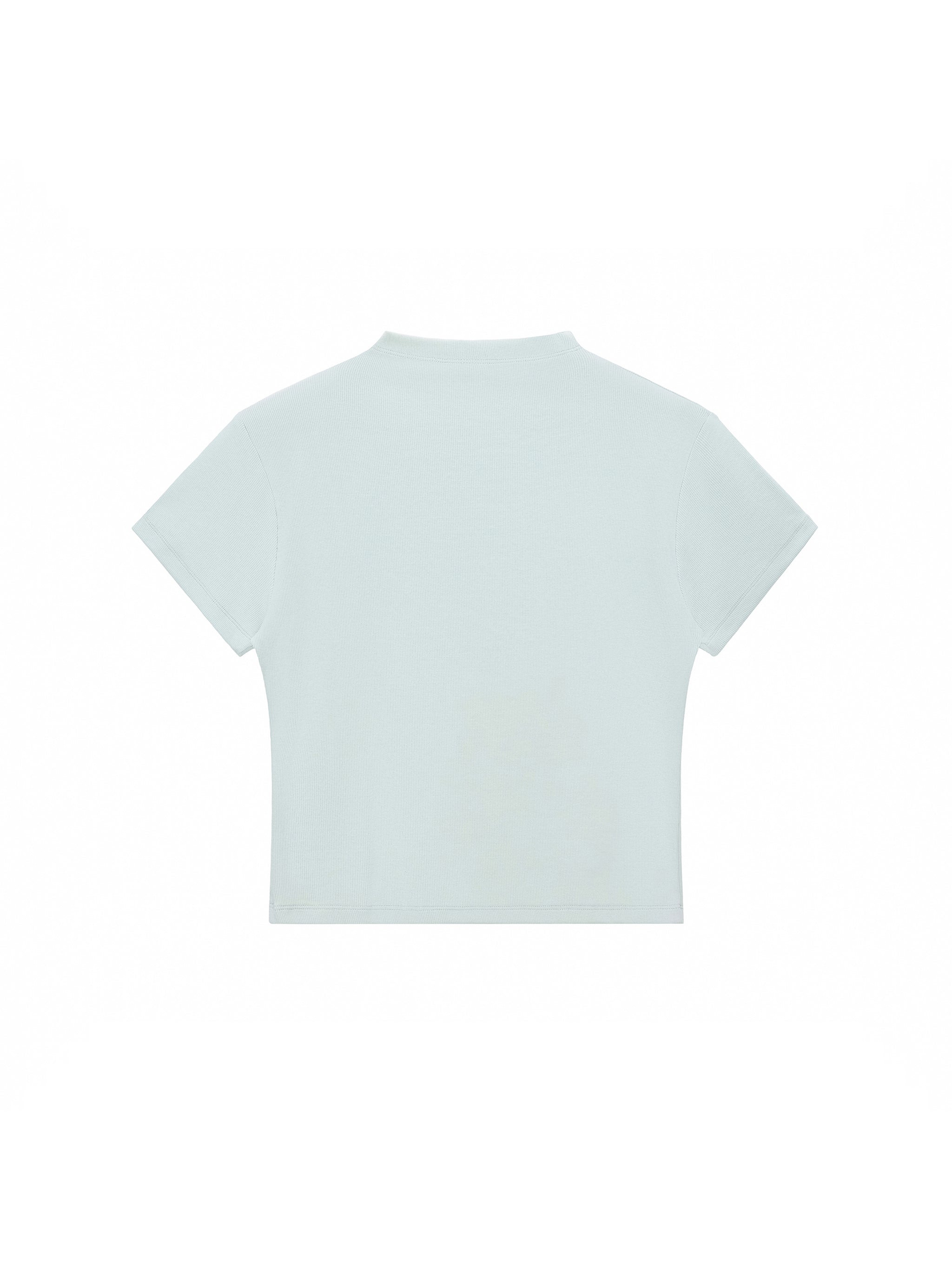 "Crushed Ice Maker" Essential Mock Neck T - Slim Fit